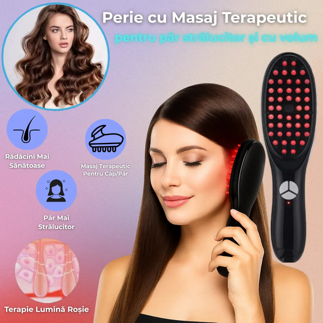 Perie Cu Lumină Roșie ShinePro™